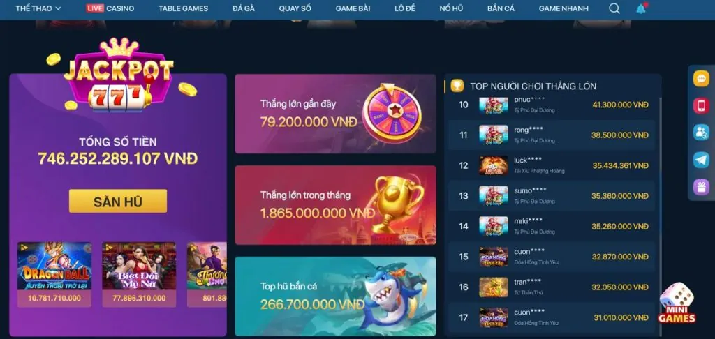 Hệ thống cấp độ VIP của Combet