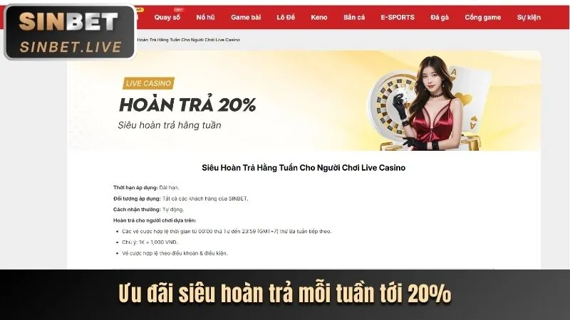Điều kiện nhận thưởng Combet